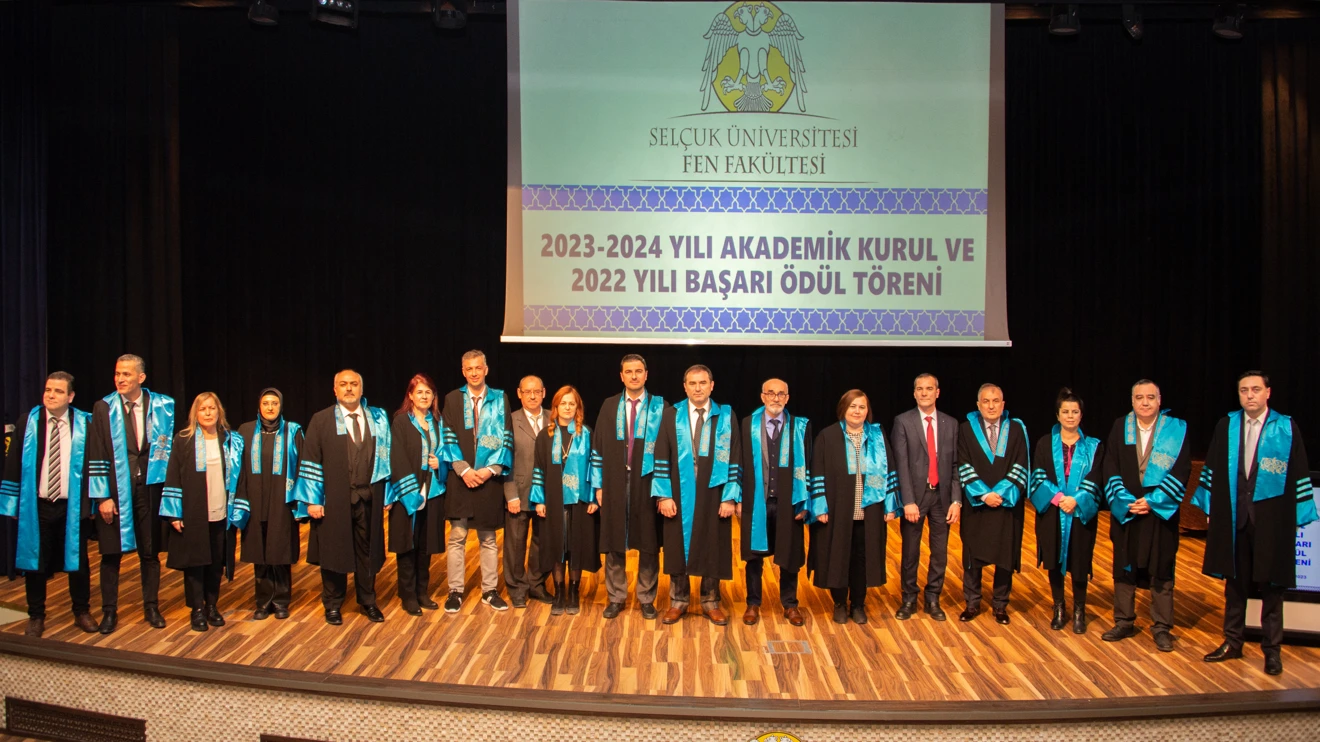 Selçuk Üniversitesi Fen Fakültesinde ‘Akademik Kurul ve Başarı Ödül Töreni’